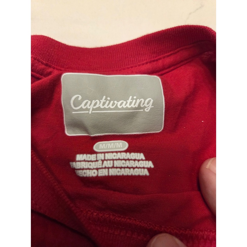 Captivating Alabama Crimson Tide Mens Long Sleeve T-Shirt Crimson Red Medium NWT - Picture 5 of 8
